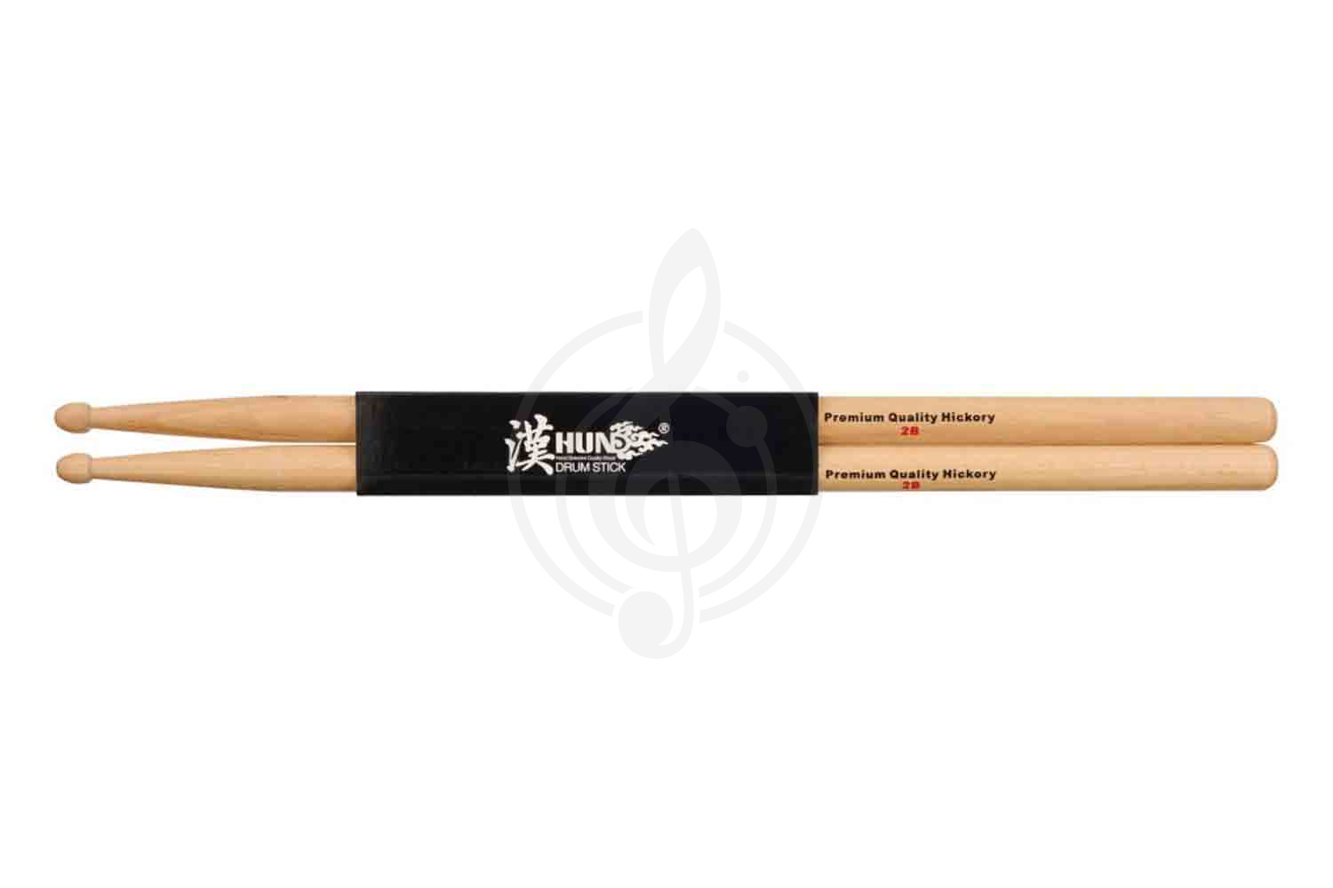 Палочки для барабанов HUN 00301004047 Natural Series 2B - Барабанные палочки, HUN 00301004047 в магазине DominantaMusic - фото 1