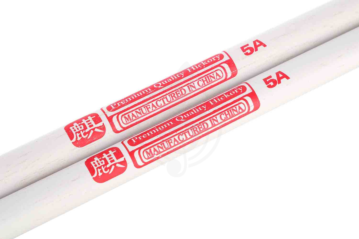 Палочки для барабанов HUN 10103004 Colored Series QI 5A WHITE - Барабанные палочки, орех гикори, белые,  10103004 в магазине DominantaMusic - фото 4