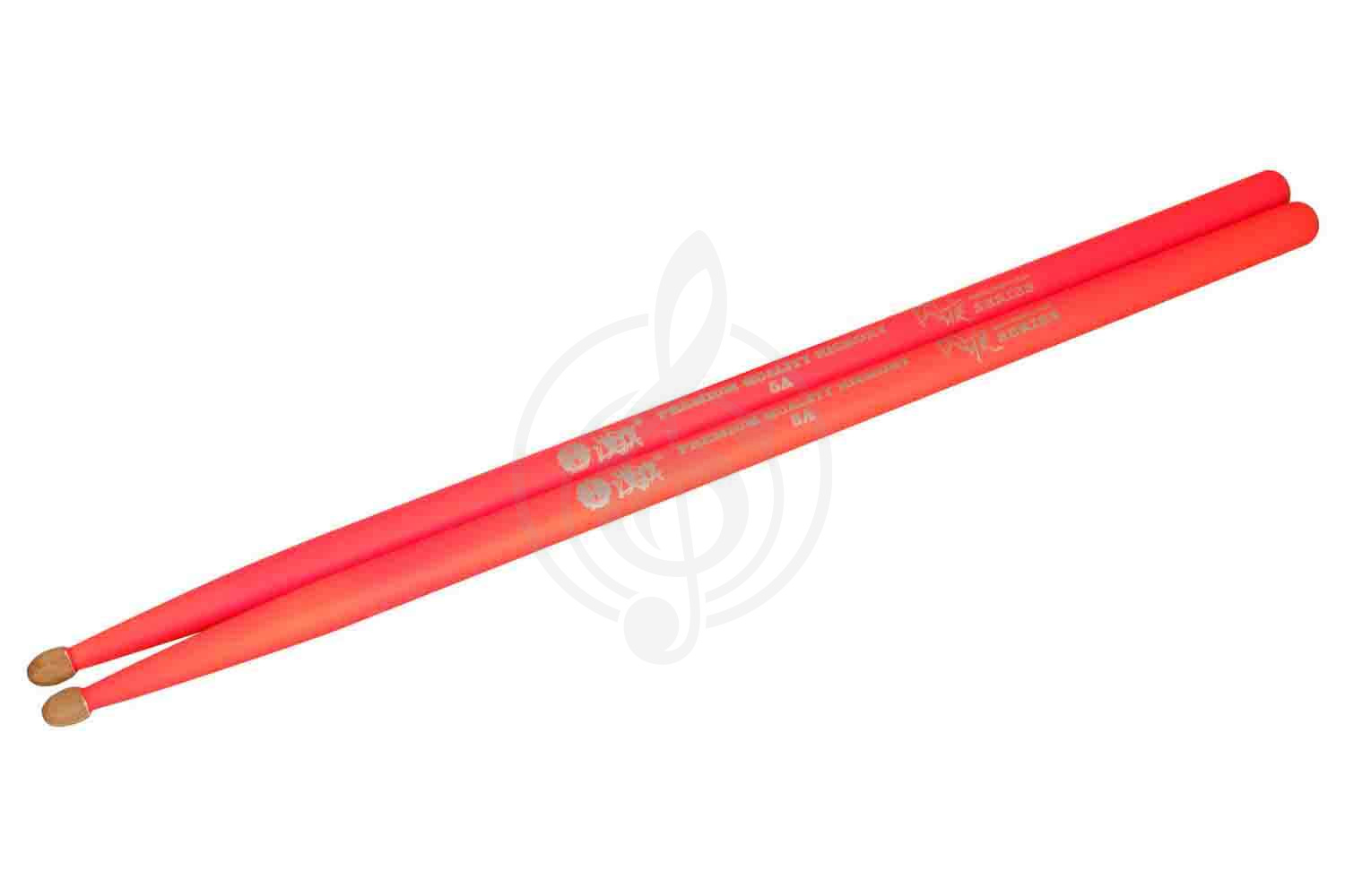 Палочки для барабанов HUN Fluorescent Series 5A - Барабанные палочки, оранжевые, орех гикори, HUN 10101003004 в магазине DominantaMusic - фото 1