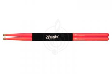 Палочки для барабанов HUN Fluorescent Series 5A - Барабанные палочки, оранжевые, орех гикори, HUN 10101003004 в магазине DominantaMusic - фото 2