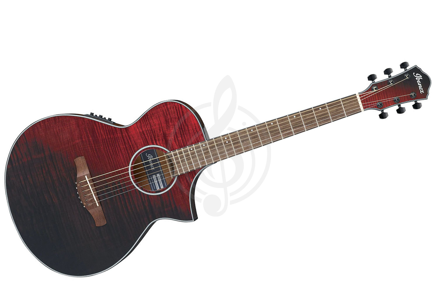 Электроакустическая гитара Электроакустические гитары Ibanez IBANEZ AEWC32FM-RSF AEWC - Электроакустическая гитара AEWC32FM-RSF - фото 1
