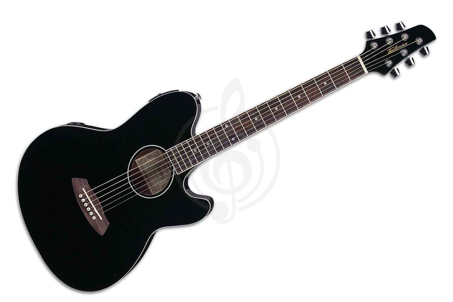 Электроакустическая гитара Электроакустические гитары Ibanez IBANEZ TCY10E-BK BLACK HIGH GLOSS - Электроакустическая гитара TCY10E-BK - фото 1