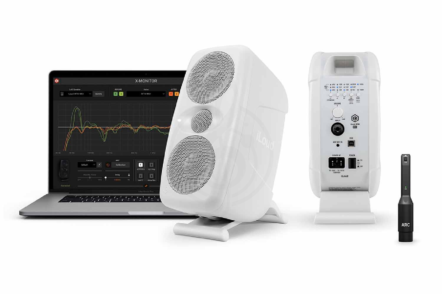 Студийный монитор IK Multimedia iLoud-MTM-MKII-Pair-WH - Студийный монитор, IK Multimedia iLoud-MTM-MKII-Pair-WH в магазине Доминанта мьюзик - фото 7