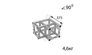 Изображение IMLIGHT Q25/31-22 - Прямоугольная алюминиевая ферма. Стыковочный угол 90˚