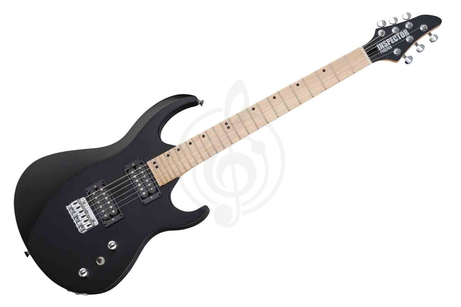 Электрогитара Stratocaster Inspector Phoenix-6-black - Электрогитара, черная,  Phoenix-6-black в магазине DominantaMusic - фото 1