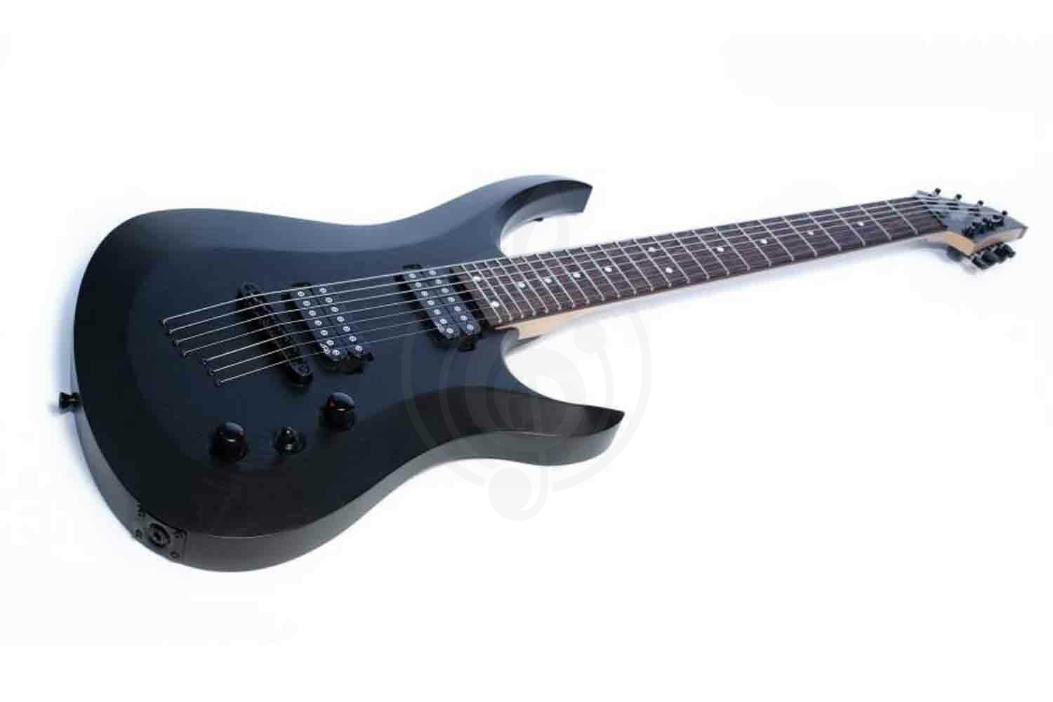 Электрогитара Superstrat Inspector Shturm-7-black - Электрогитара 7-струнная, черная, Inspector Shturm-7-black в магазине DominantaMusic - фото 5