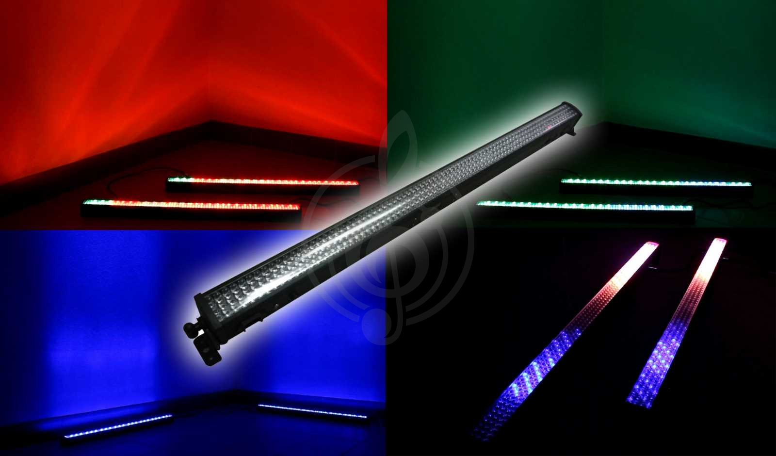 Заливной светильник (LED wash) Заливные светильники (LED wash) Involight Involight LED BAR308 - светодиодная панель, светодиодов: 320 шт. RGB, 8 секций, DMX-512, звук.актив LED BAR308 - фото 1