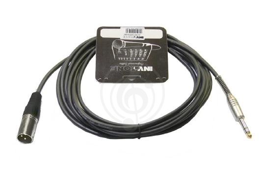 XLR-Jack микрофонный кабель XLR-Jack микрофонный кабель Invotone Invotone ACM1003S/BK - микрофонный  кабель, 3 метра. ACM1003S - фото 1