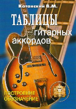 Изображение Издательский дом В.Катанского 5-89608-029-8  - Таблицы гитарных аккордов