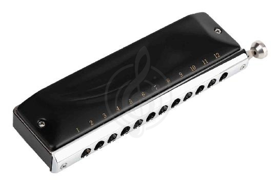 JDR GM0648BK Pro - Губная гармошка - фото 1 Хроматическая губная гармошка JDR GM0648BK Pro - Губная гармошка, GM0648BK в магазине DominantaMusic - фото 1