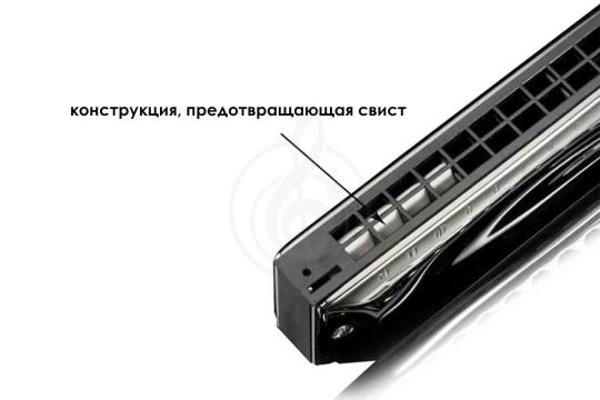 JDR GM0648GY - Губная гармошка - фото 2 Хроматическая губная гармошка JDR GM0648GY - Губная гармошка, GM0648GY в магазине DominantaMusic - фото 2
