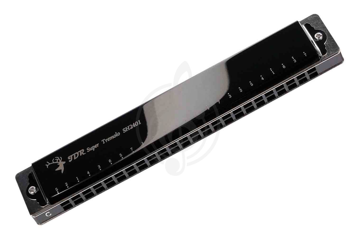 Диатоническая губная гармошка JDR HS2401BK - Губная гармошка, JDR HS2401BK в магазине Доминанта мьюзик - фото 1