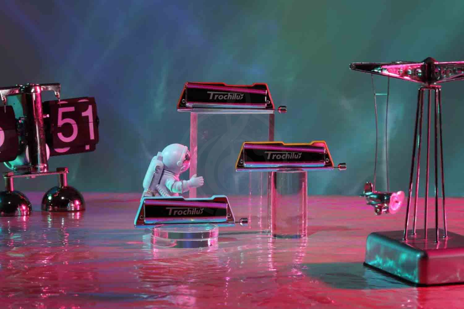 Хроматическая губная гармошка JDR Trochilus-Blue Richter - Губная гармошка, JDR Trochilus-Blue в магазине Доминанта мьюзик - фото 4