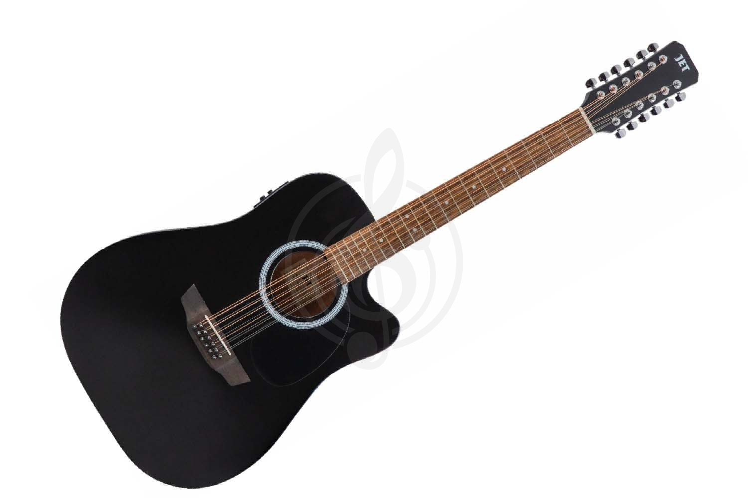 Электроакустическая гитара JET JDEC-255/12 BKS - Гитара электроакустическая, JET JDEC-255/12 BKS в магазине DominantaMusic - фото 1