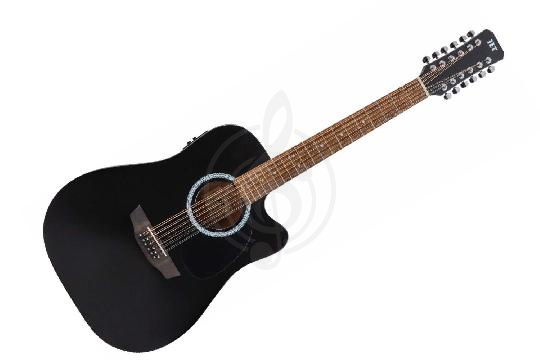 Электроакустическая гитара JET JDEC-255/12 BKS - Гитара электроакустическая, JET JDEC-255/12 BKS в магазине DominantaMusic - фото 1