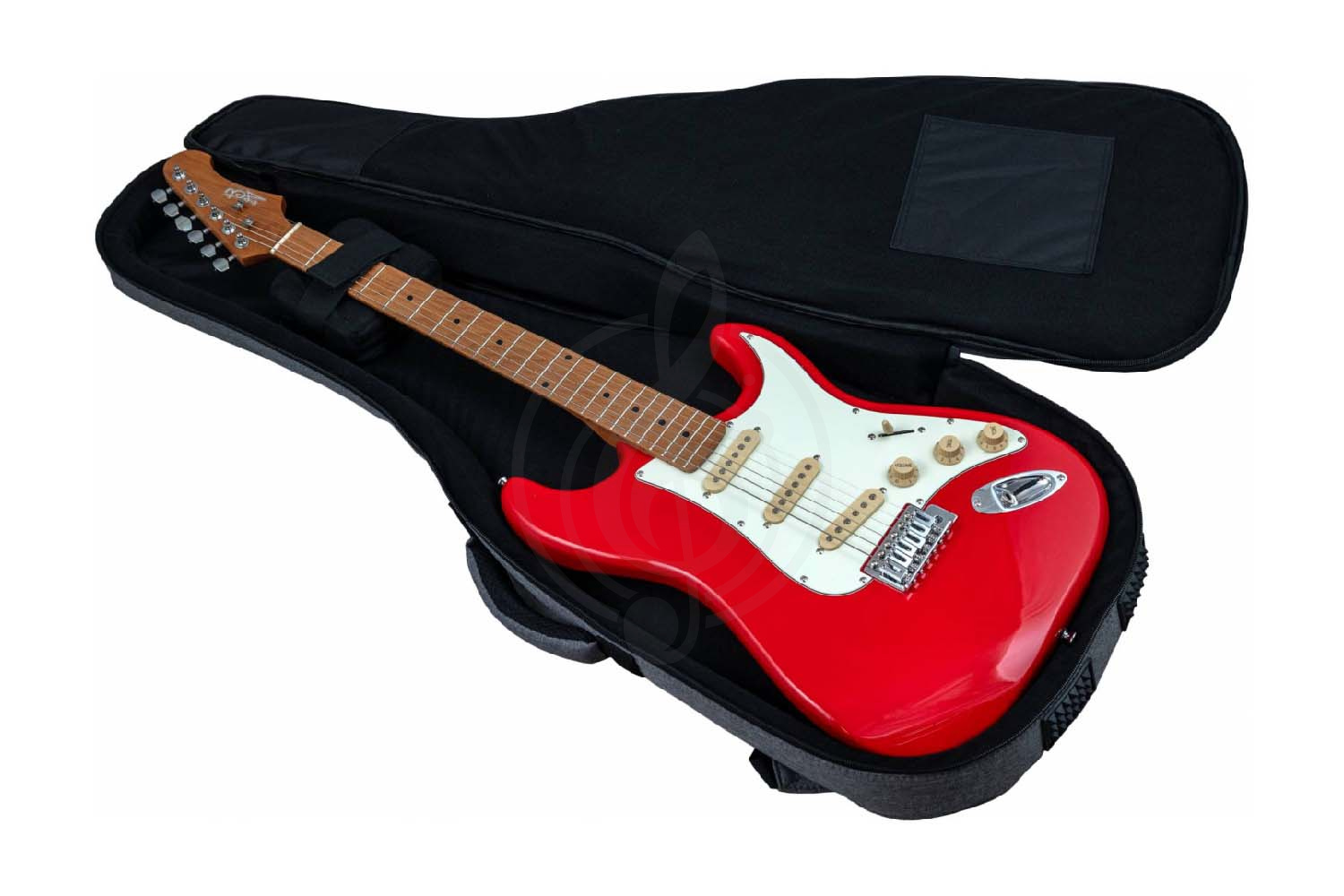 Чехол для электрогитары JET JG-30 GY - Чехол для электрогитары, JET JG-30 GY в магазине Доминанта мьюзик - фото 4