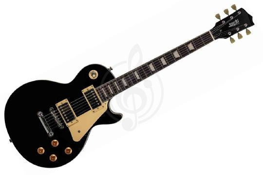 JET JL-500 BK - Электрогитара - фото 1 Электрогитара Les Paul JET JL-500 BK - Электрогитара, JL-500 BK в магазине DominantaMusic - фото 1