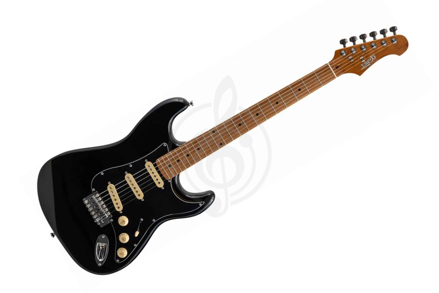 Электрогитара Stratocaster JET JS-200 BK - Электрогитара 6 струн,  JS-200 BK в магазине DominantaMusic - фото 1