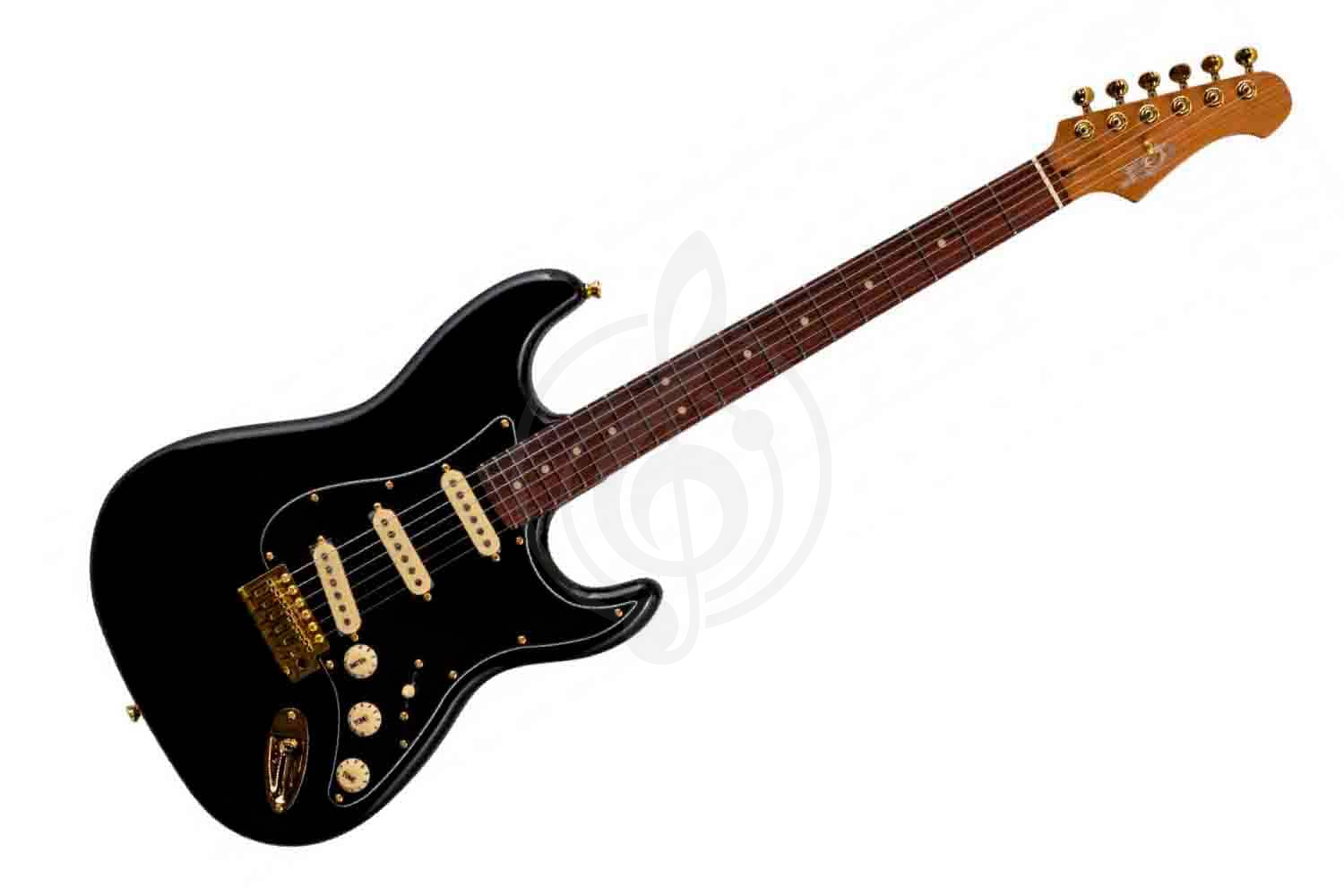 Электрогитара Stratocaster JET JS-380 BK G - Электрогитара,  JS-380 BK G в магазине DominantaMusic - фото 1