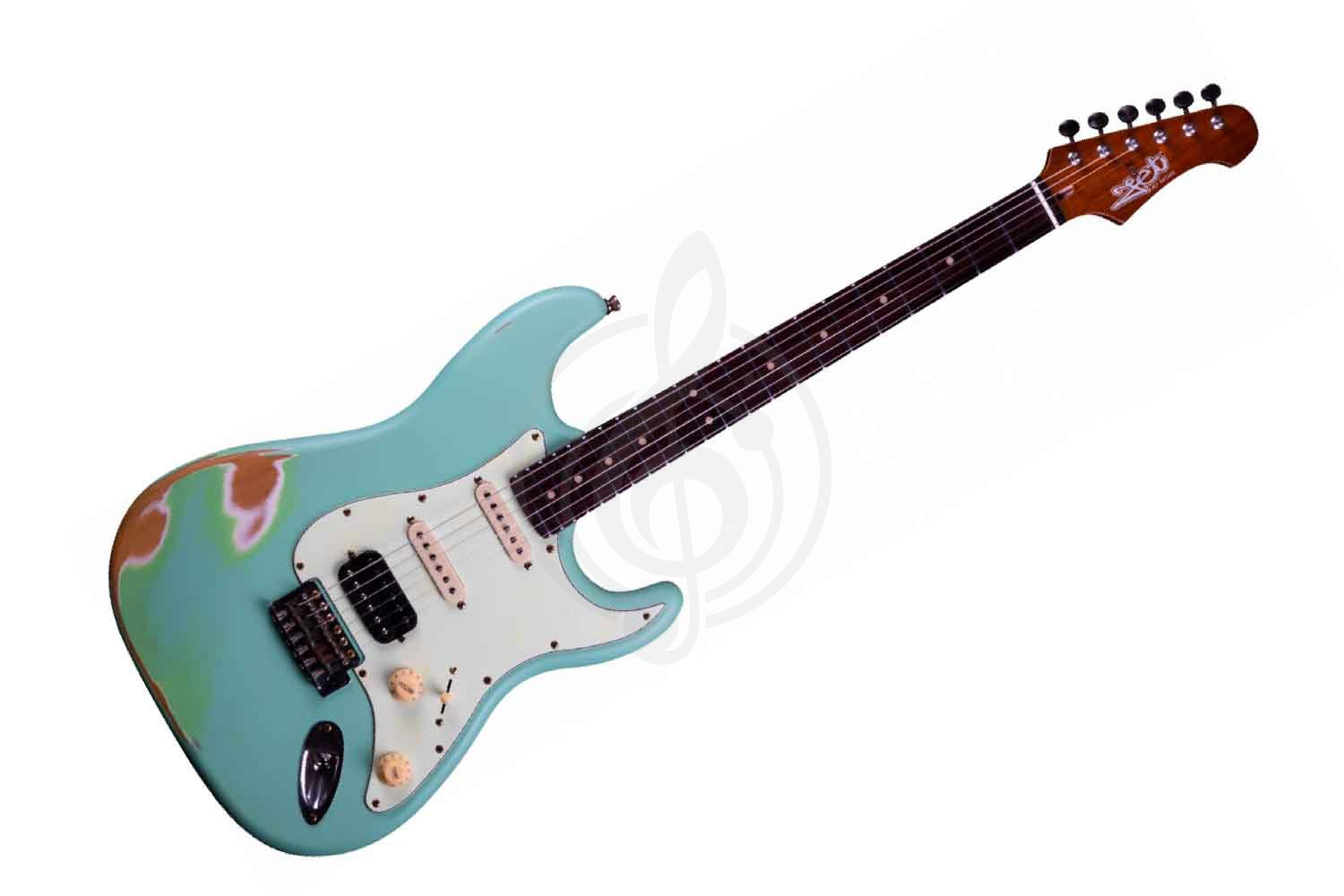 Электрогитара Stratocaster JET JS-400 Relic SFG - Электрогитара, JET JS-400 Relic SFG в магазине DominantaMusic - фото 1