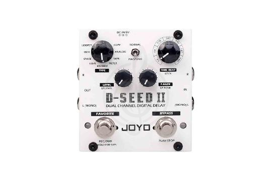 Педаль для электрогитар Joyo D-SEED-II Stereo Delay - Педаль эффектов, JOYO D-SEED-II в магазине Доминанта мьюзик - фото 1