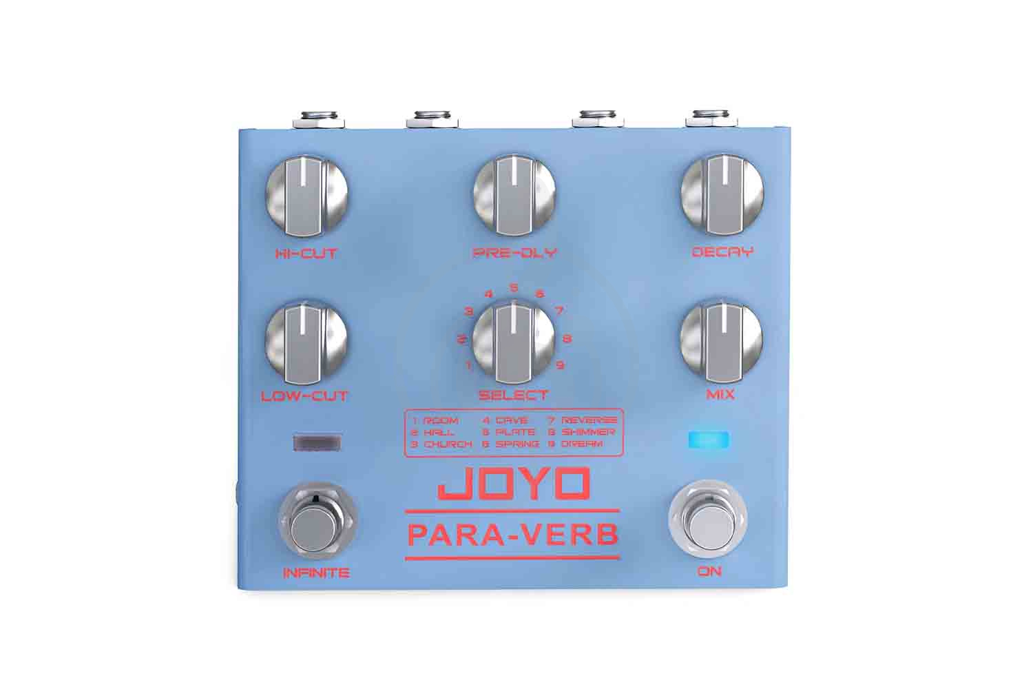 Педаль для электрогитар Joyo R-31 Para-Verb - Педаль эффектов, JOYO R-31 Para-Verb в магазине DominantaMusic - фото 1