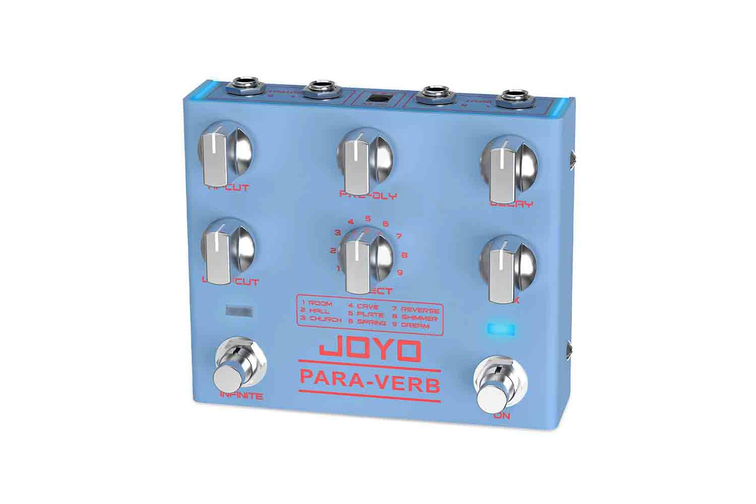 Педаль для электрогитар Joyo R-31 Para-Verb - Педаль эффектов, JOYO R-31 Para-Verb в магазине DominantaMusic - фото 3