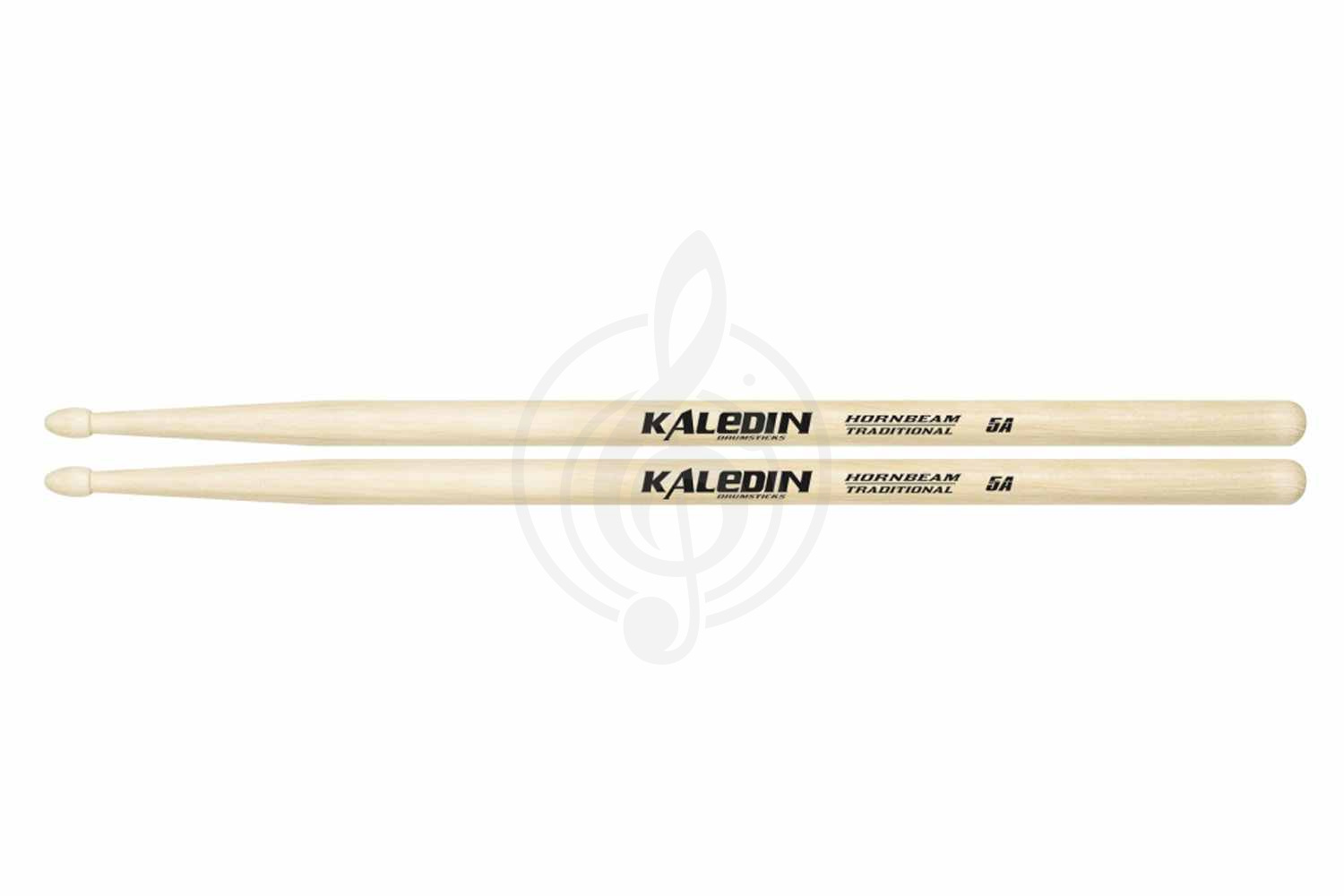 Палочки для барабанов Kaledin Drumsticks 7KLHB5A 5A Барабанные палочки, граб, деревянный наконечник, Kaledin Drumsticks 7KLHB5A в магазине DominantaMusic - фото 1