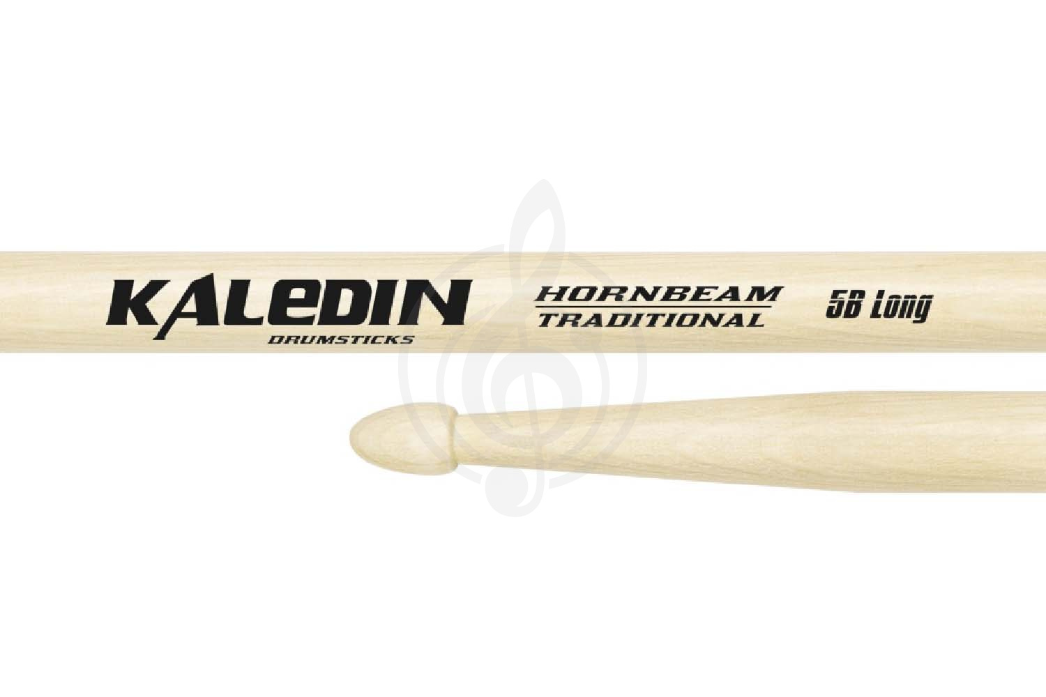 Палочки для барабанов Kaledin Drumsticks 7KLHB5BL 5B Long - Барабанные палочки, граб, деревянный наконечник, Kaledin Drumsticks 7KLHB5BL 5B Long в магазине DominantaMusic - фото 1