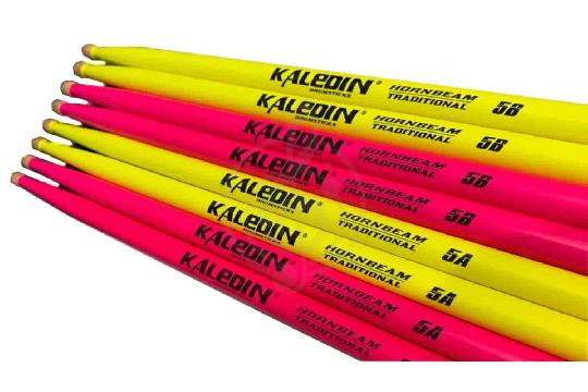 Изображение Kaledin Drumsticks 7KLHBYL5B Yellow 5B - Барабанные палочки