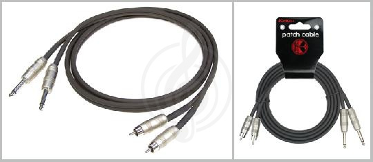 Межблочный кабель Y-межблочный кабель Kirlin Kirlin AP-403PR-3 Кабель, 2 RCA - 2 Jack, 3м AP-403PR-3 - фото 1