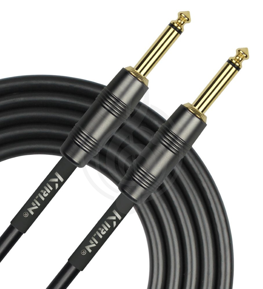  Jack-Jack инструментальный кабель Kirlin Kirlin IP-221GMG-3M/BKE 22AWG - Инструментальный кабель 3м IP-221GMG-3M/BKE - фото 1