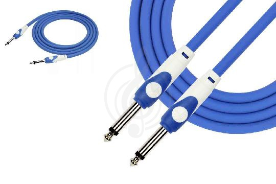  Kirlin LGI-201 3M BL - кабель соединительный, 3 метра, Jack-Jack, Kirlin LGI-201 3M BL в магазине DominantaMusic - фото 1