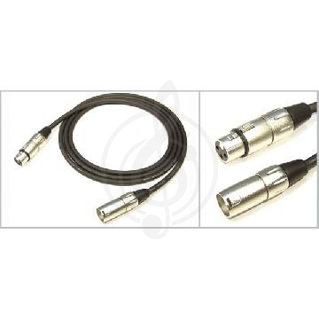 XLR-XLR микрофонный кабель XLR-XLR микрофонный кабель Kirlin Kirlin MP-280-10 Кабель микрофонный 10м MP-280-10 - фото 1