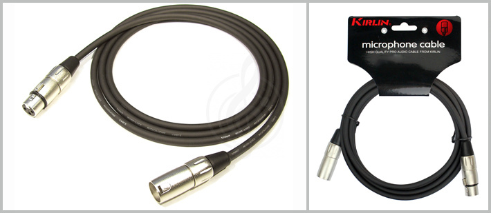 XLR-XLR микрофонный кабель XLR-XLR микрофонный кабель Kirlin Kirlin MP-280-2 Кабель микрофонный XLR&lt;=&gt;XLR 2м MP-280-2 - фото 2