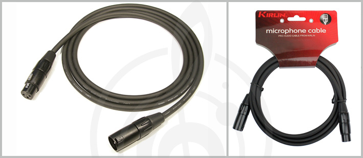 XLR-XLR микрофонный кабель XLR-XLR микрофонный кабель Kirlin Kirlin MPC-270-2 Кабель микрофонный 2м MPC-270-2 - фото 1