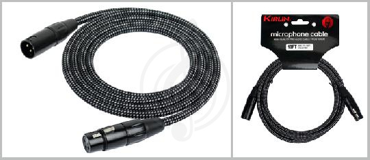 XLR-XLR микрофонный кабель XLR-XLR микрофонный кабель Kirlin Kirlin MW-470-10 Кабель микрофонный 10м MW-470-10 - фото 1