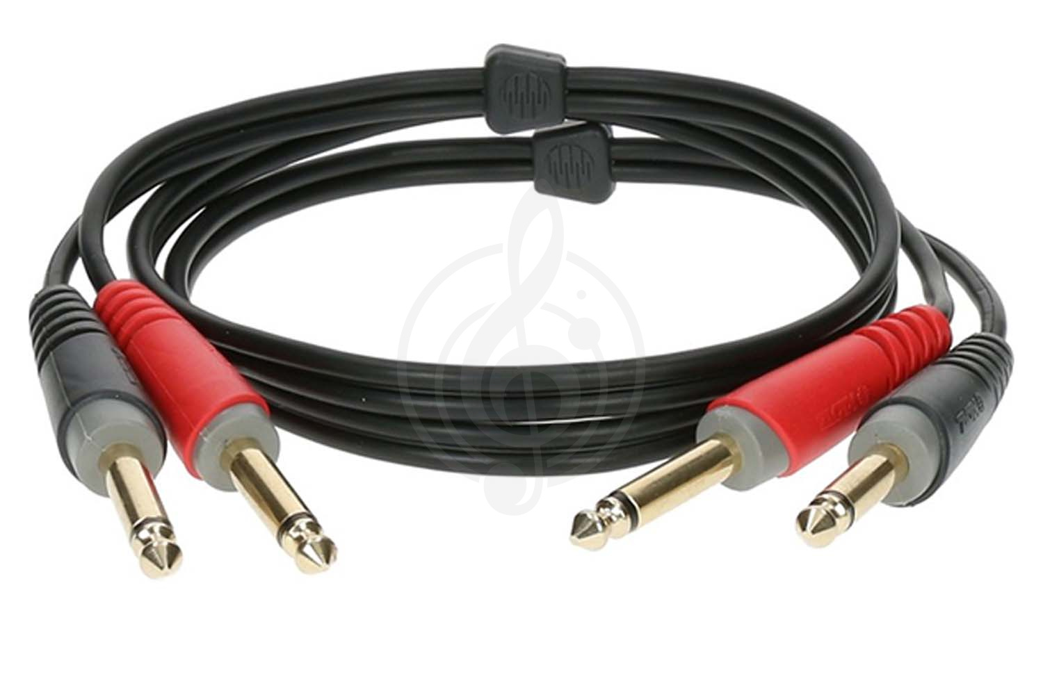 Спикерный кабель Klotz AT-JJ0200 Кабель акустический 2х6,35мм-2х6,35мм, 2м, Klotz AT-JJ0200 в магазине DominantaMusic - фото 1