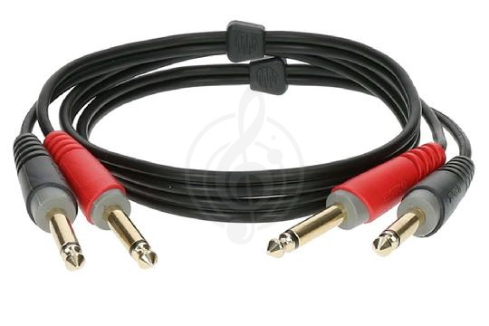 Спикерный кабель Klotz AT-JJ0200 Кабель акустический 2х6,35мм-2х6,35мм, 2м, Klotz AT-JJ0200 в магазине DominantaMusic - фото 1