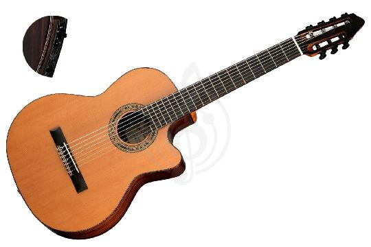 Классическая гитара 4/4 Kremona F65CW-7S-T Performer Series Fiesta - Электроакустическая 7-струнная гитара, Kremona F65CW-7S-T в магазине Доминанта мьюзик - фото 1