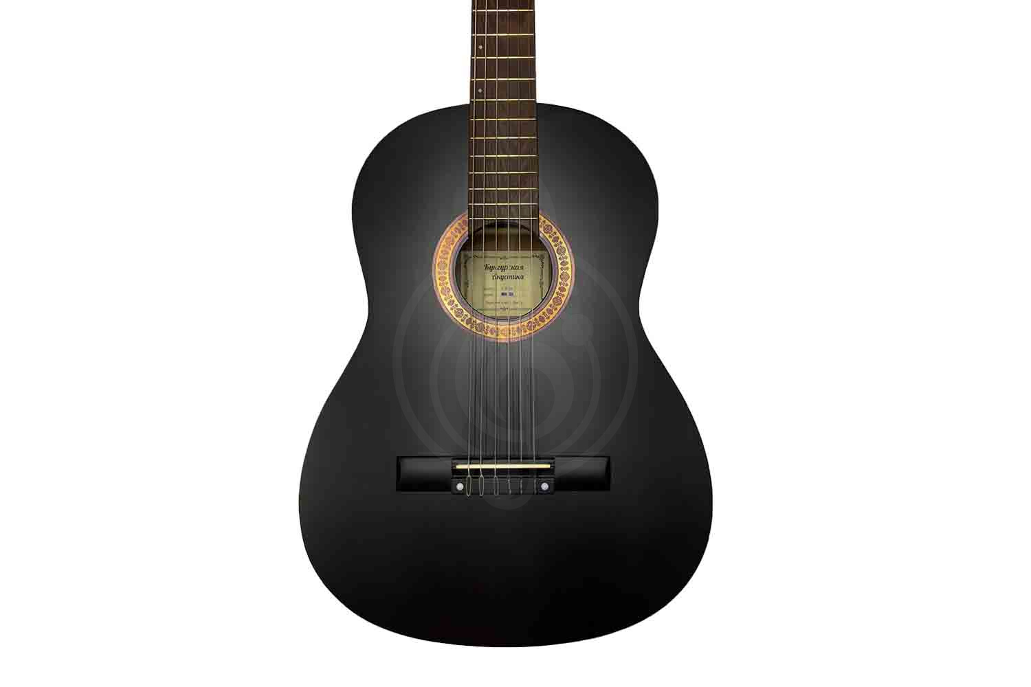 Классическая гитара 4/4 Кунгурская Акустика K-Black - Гитара классическая, черная,  K-Black в магазине DominantaMusic - фото 6