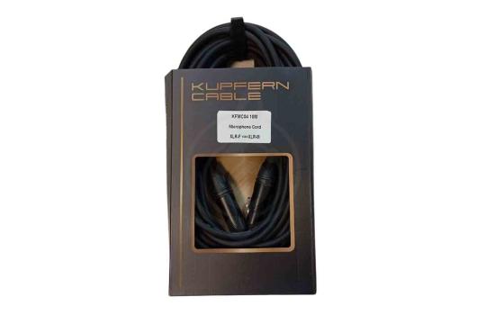 XLR-XLR микрофонный кабель XLR-XLR микрофонный кабель KUPFERN KUPFERN KFMC04 10M - Шнур микрофонный XLR мама-XLR папа KFMC0410M - фото 4