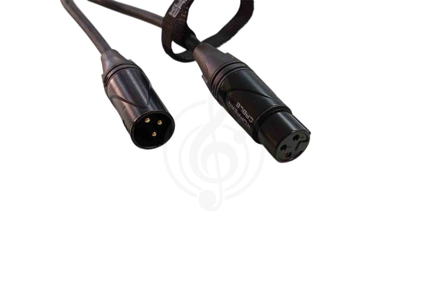 XLR-XLR микрофонный кабель XLR-XLR микрофонный кабель KUPFERN KUPFERN KFMC04 10M - Шнур микрофонный XLR мама-XLR папа KFMC0410M - фото 2