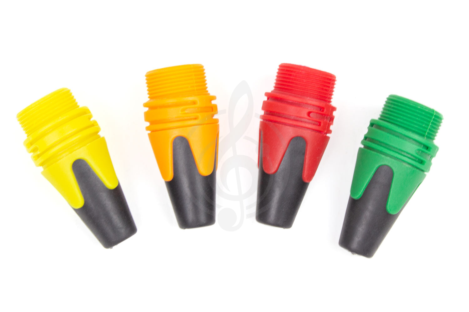 Аксессуары для кабеля, разъема KUPFERN KXLR color rubber YW - Цветной колпачок XLR, KUPFERN KXLRcr1 YW в магазине DominantaMusic - фото 1