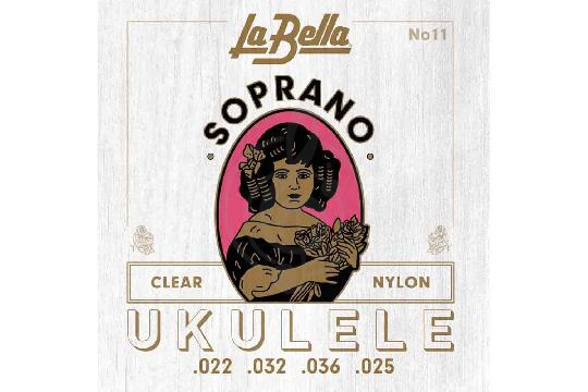 La Bella 11-SOPRANO Комплект струн для укулеле сопрано - фото 1 Струны для укулеле сопрано La Bella 11-SOPRANO Комплект струн для укулеле сопрано, 11-SOPRANO в магазине DominantaMusic - фото 1