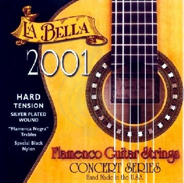 Изображение Струны для гитар La Bella 2001 FlamencoHard Tension