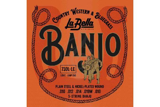 Струны для банджо La Bella 730L-LE Banjo - Комплект 5 струн,  730L-LE в магазине DominantaMusic - фото 1