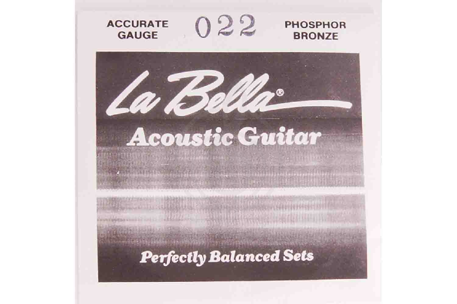 Струны для акустической гитары La Bella PW022 - Отдельная струна для акустической гитары, La Bella PW022 в магазине DominantaMusic - фото 1