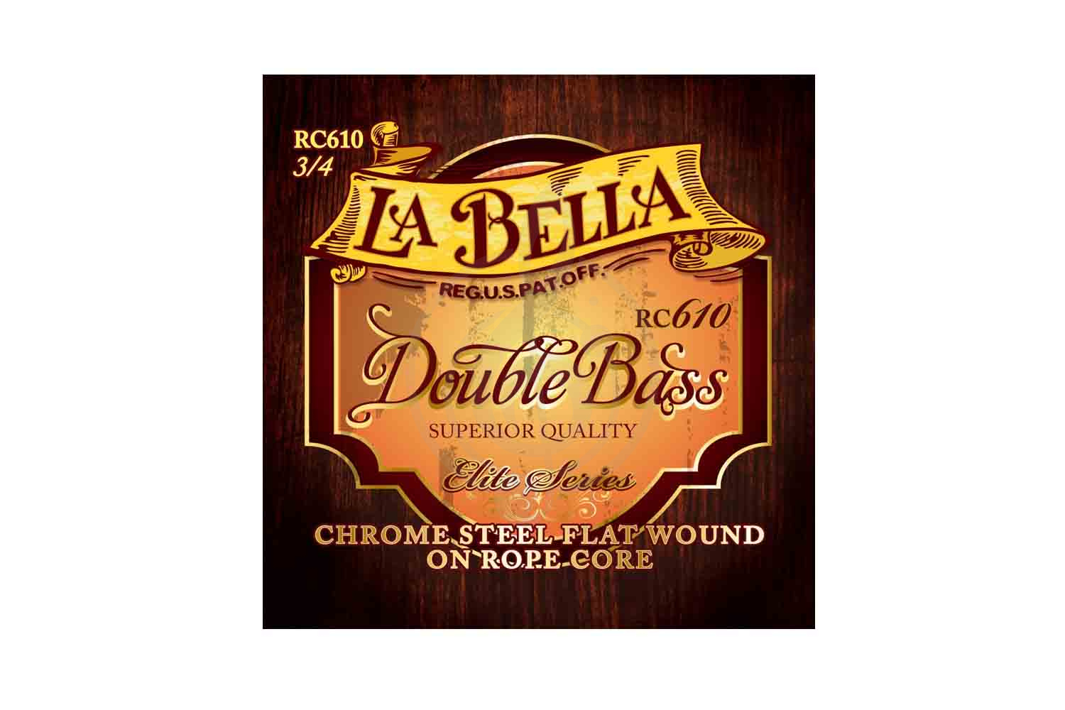 Струны для контрабаса La Bella RC610 - Комплект струн для контрабаса 3/4, La Bella RC610 в магазине DominantaMusic - фото 1