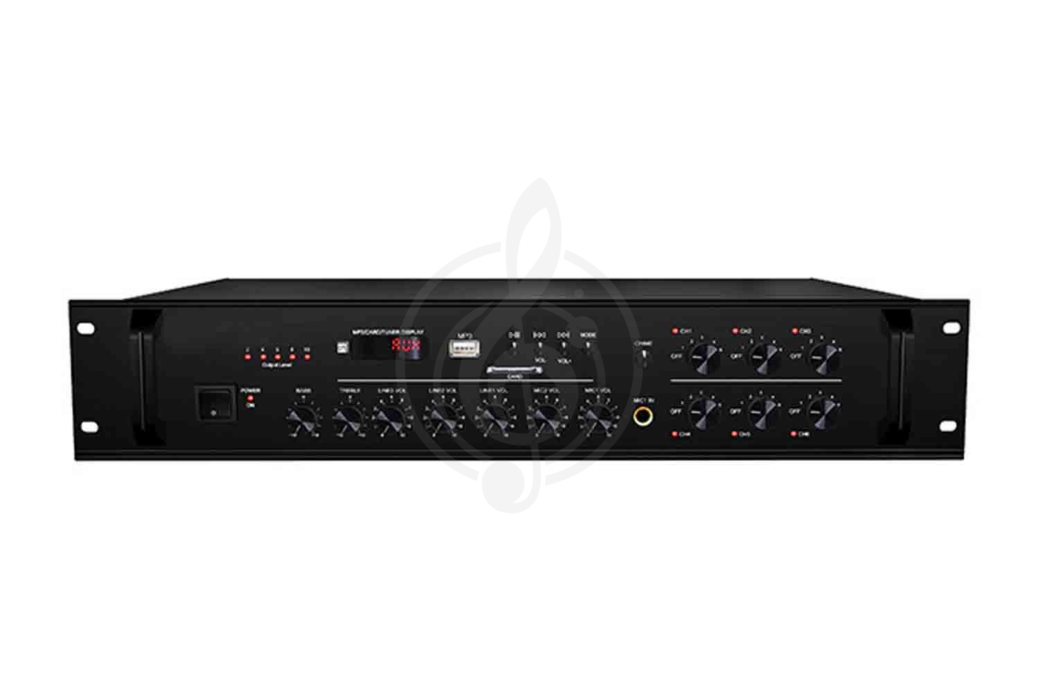 Радиоузел LAM6250U Усилитель мощности трансляционный, 250Вт, LAudio, LAudio LAM6250U в магазине DominantaMusic - фото 1